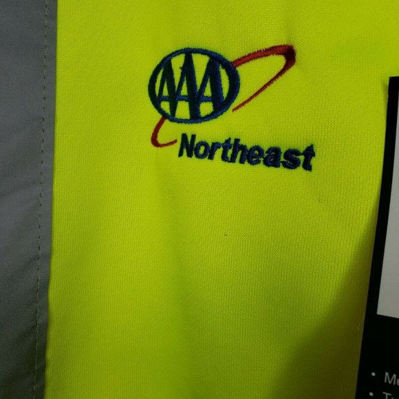 High Visibility M 3M AAA Northeastern Jacket - Picture 12 of 12